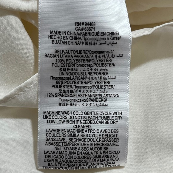 BCBG Max Azria Jordan Gardenia One Shoulder Ruffled Evening Mini Dress NWT READ - Picture 10 of 12